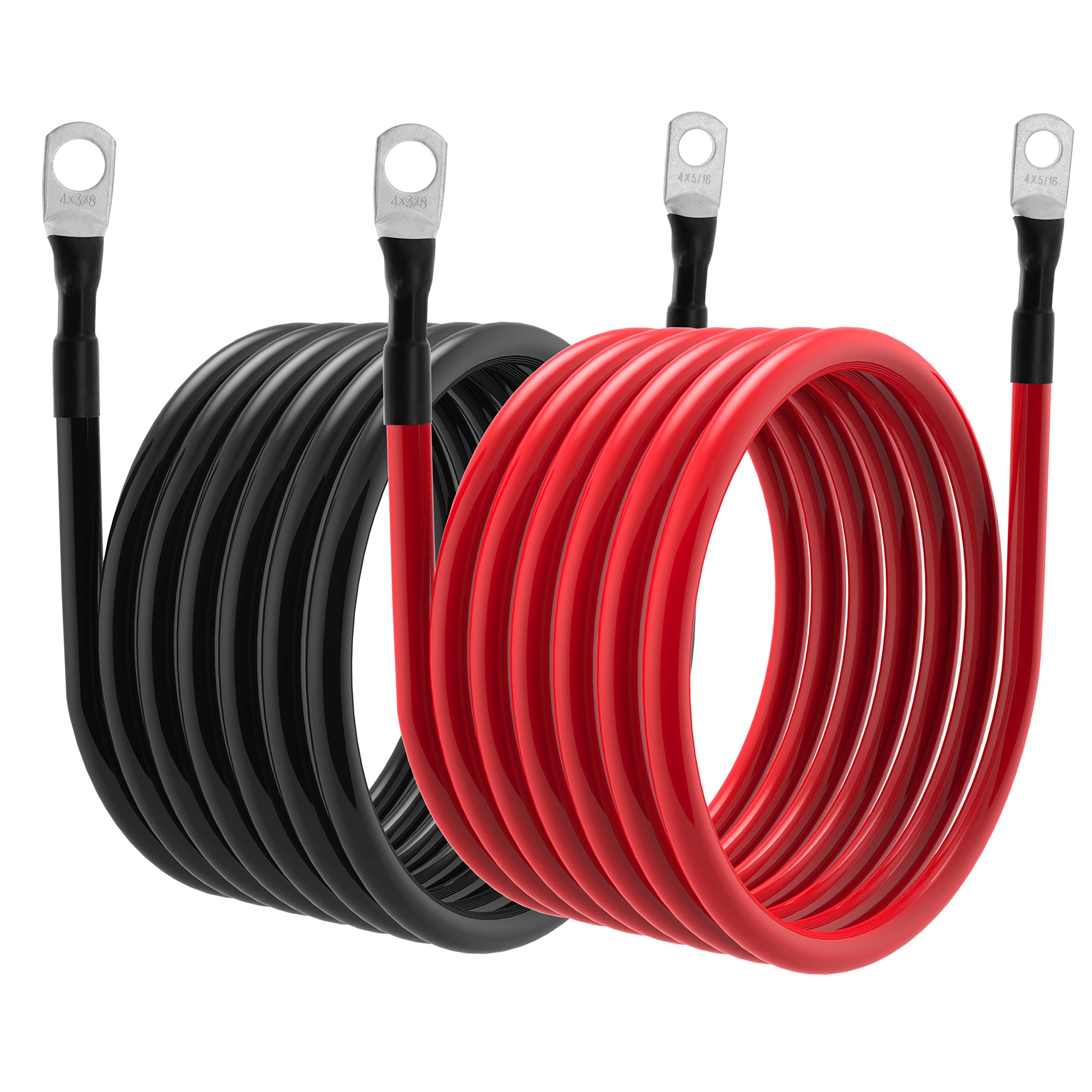 TUELETFU coiled 10ft cable showing full length and easy routing advantage