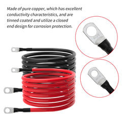 TUELETFU heat-shrink junction detail showing sealed crimp for moisture protection