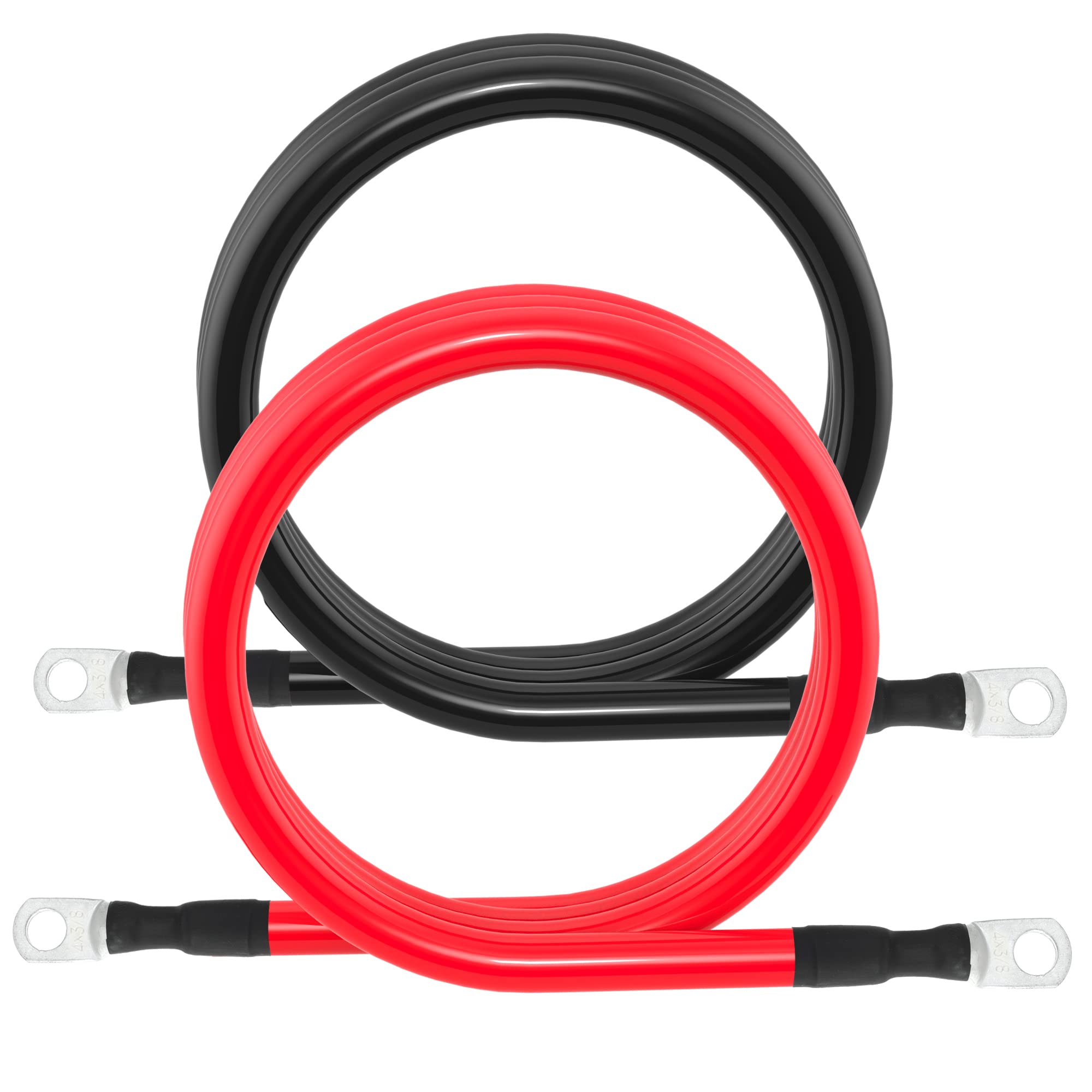 TUELETFU cable beside a ruler showing five-foot length for accurate routing planning