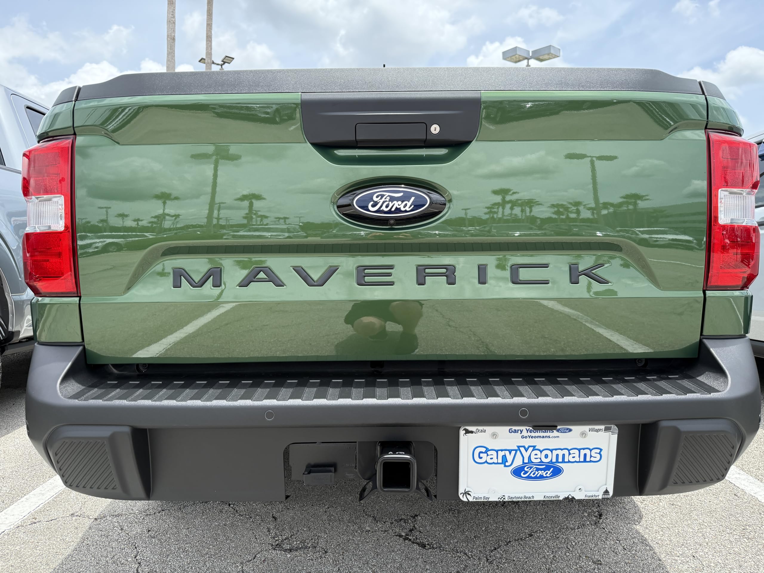 TufSkinz installed on a Maverick tailgate demonstrating OEM alignment