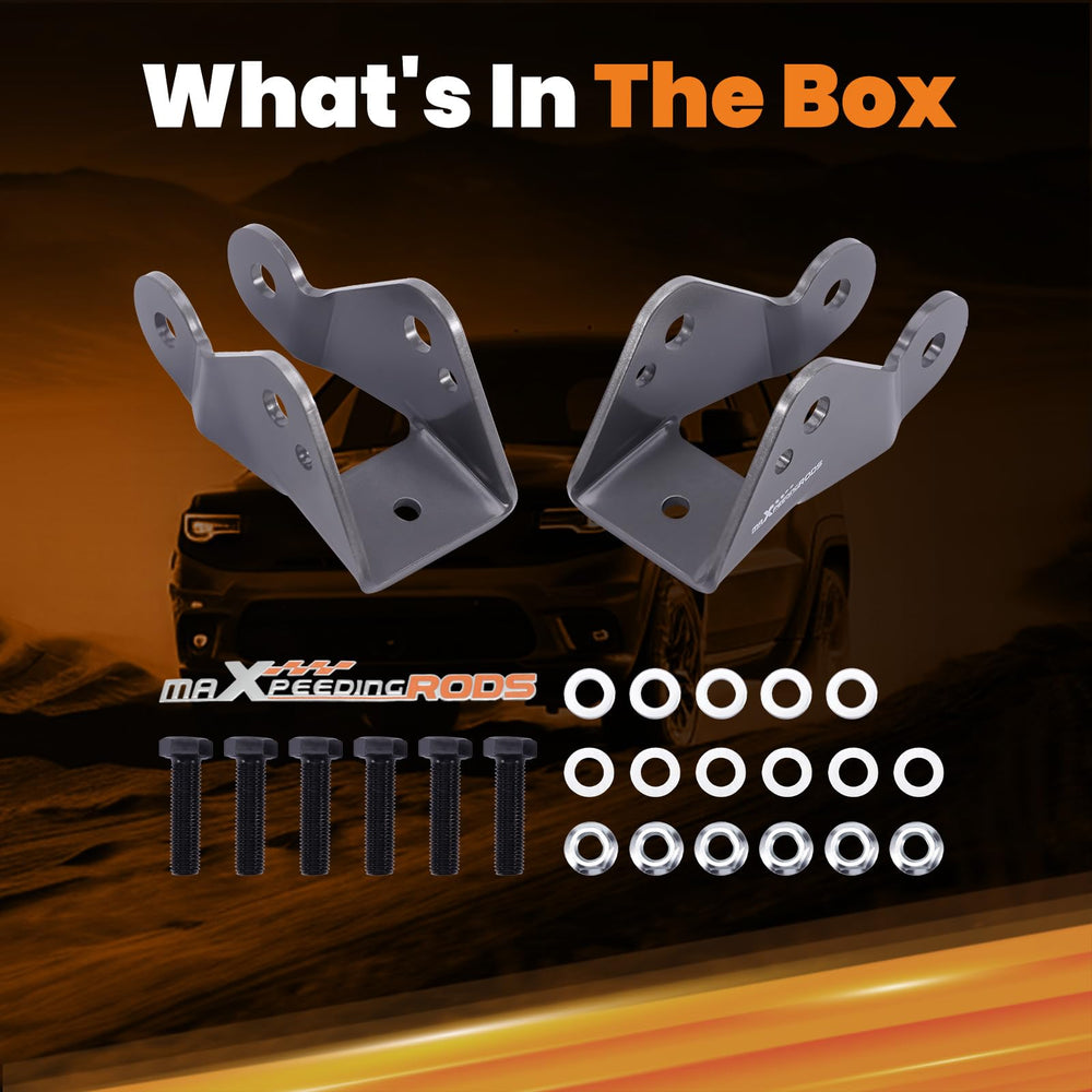 Tuningsworld hardware and bolts laid out for easy installation benefit