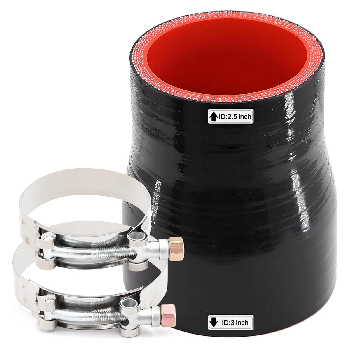 TuoLauthon front view of straight reducer showing profile and fit benefits