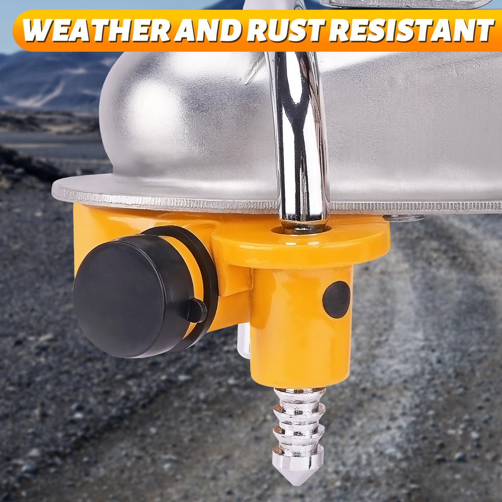 Turnart installed on trailer tongue demonstrating secure, easy use