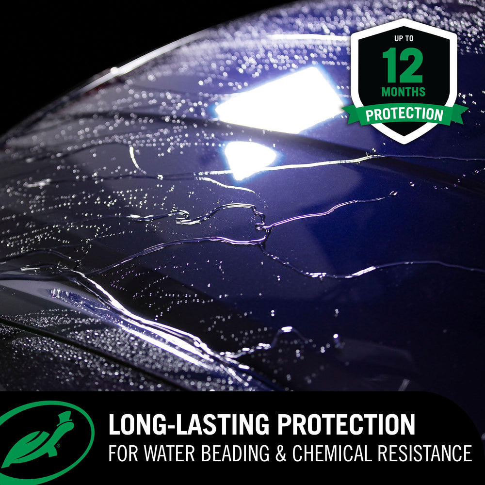Turtle Wax before and after paint comparison showing restored gloss benefit