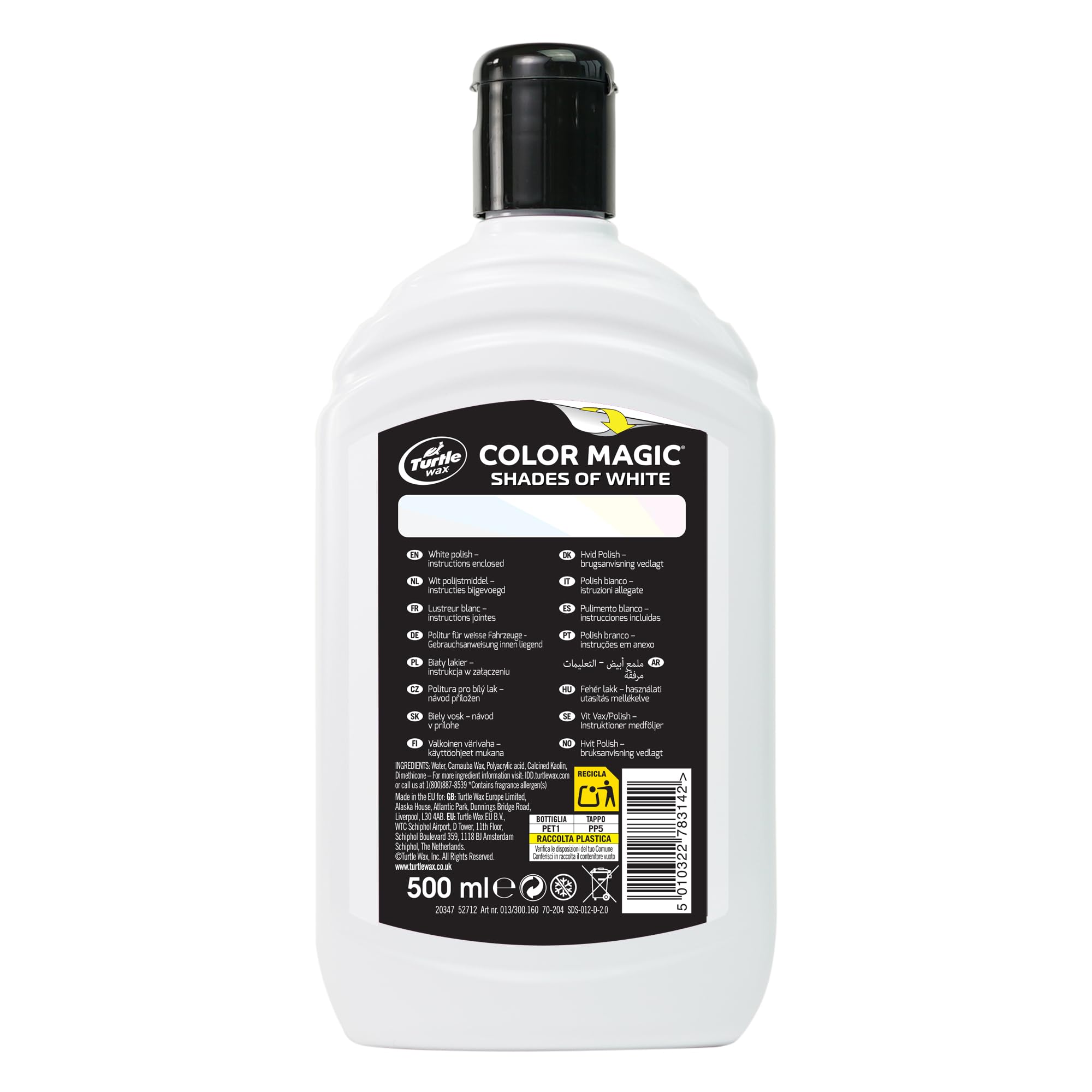Turtle Wax being applied with foam applicator demonstrating smooth coverage
