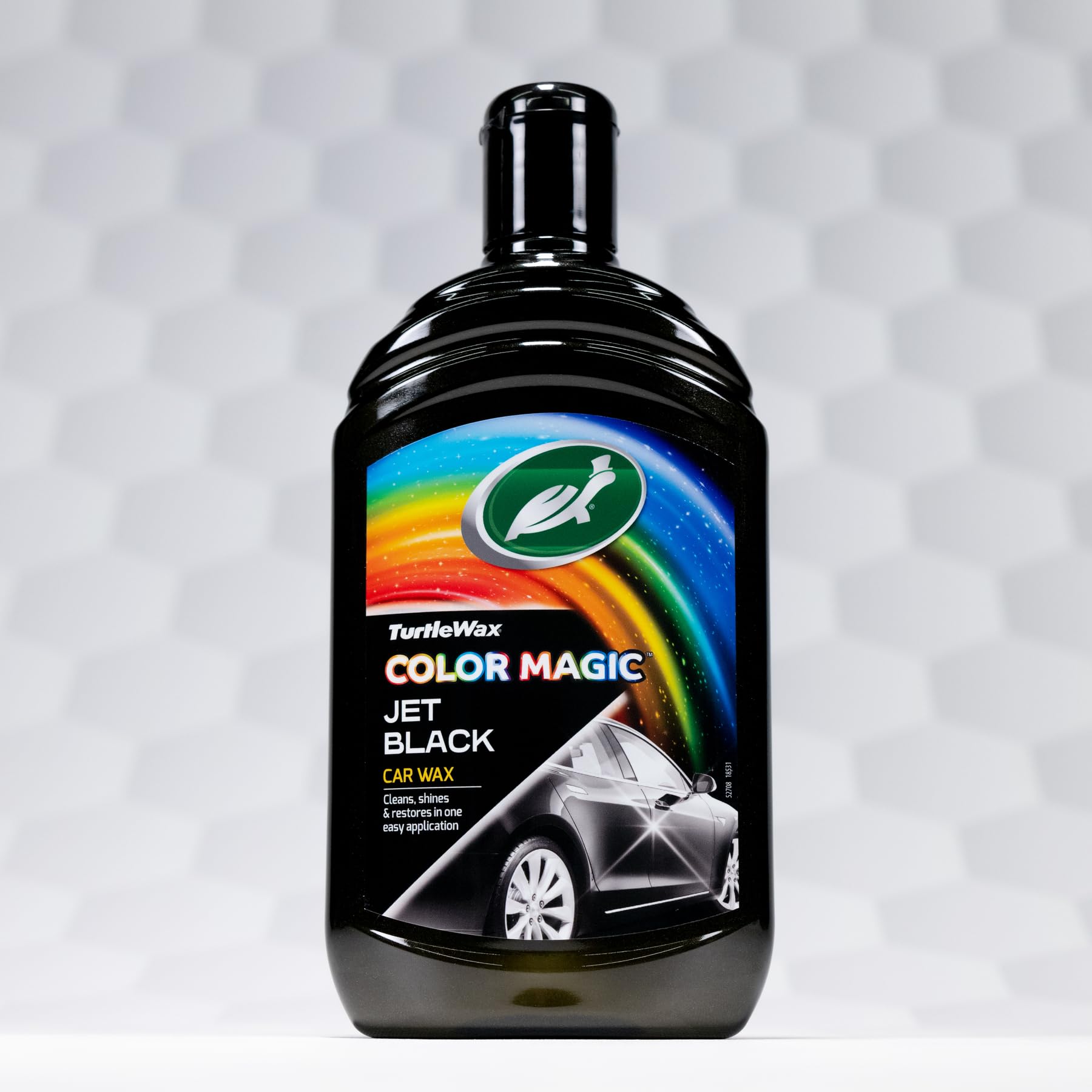 Turtle Wax Color Magic label close-up showing instructions and safety details