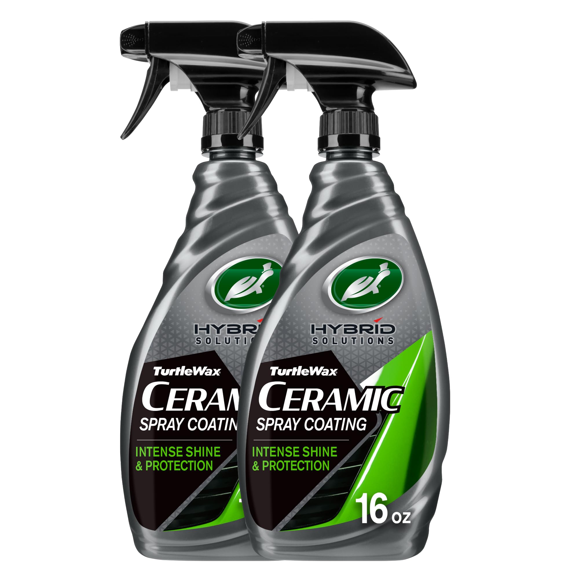 Turtle Wax front packaging showing two 16 oz bottles and product benefit
