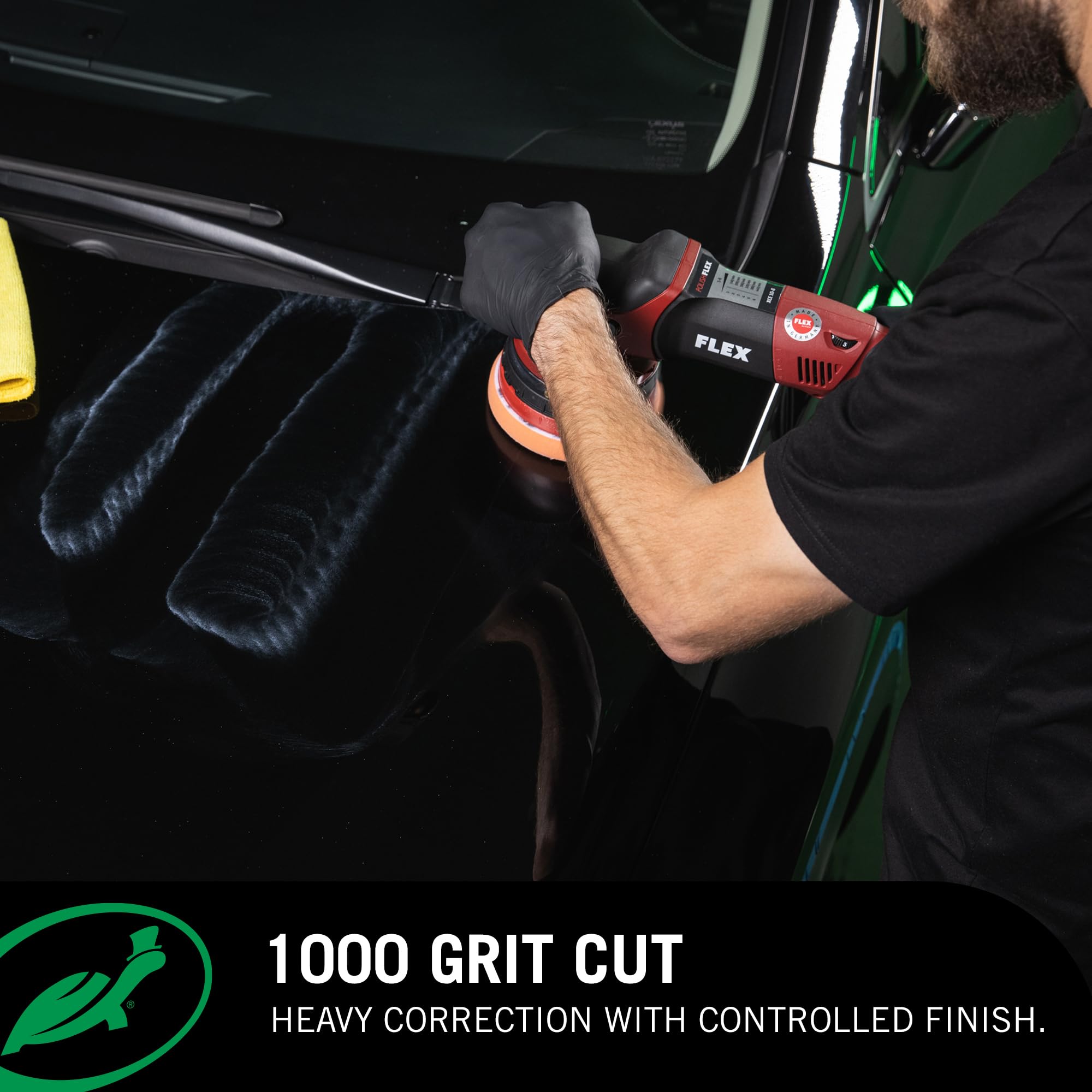 Detailing bay lifestyle scene with Turtle Wax for professional workflow benefit
