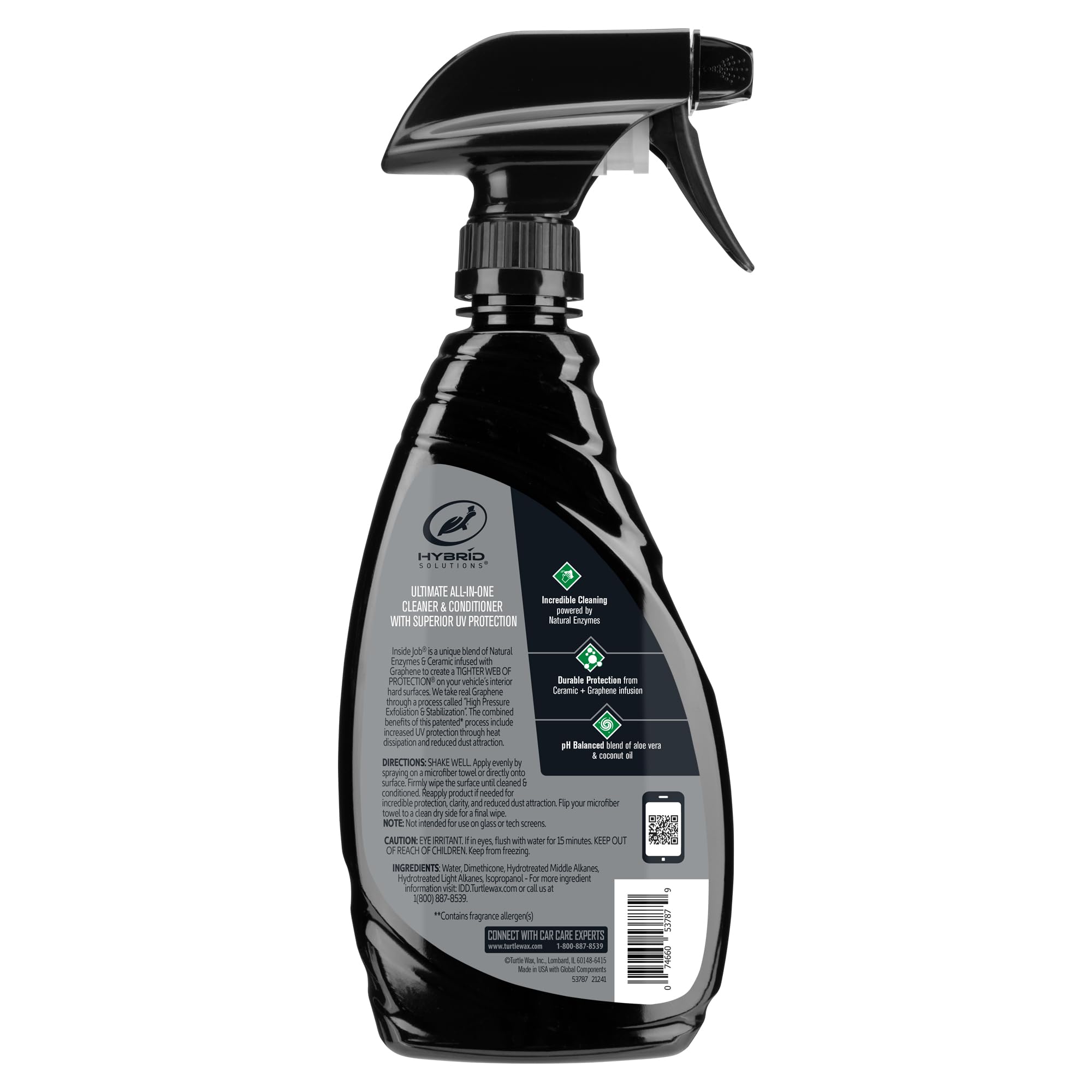 Turtle Wax lifestyle shot inside car showing fresher smelling interior benefit