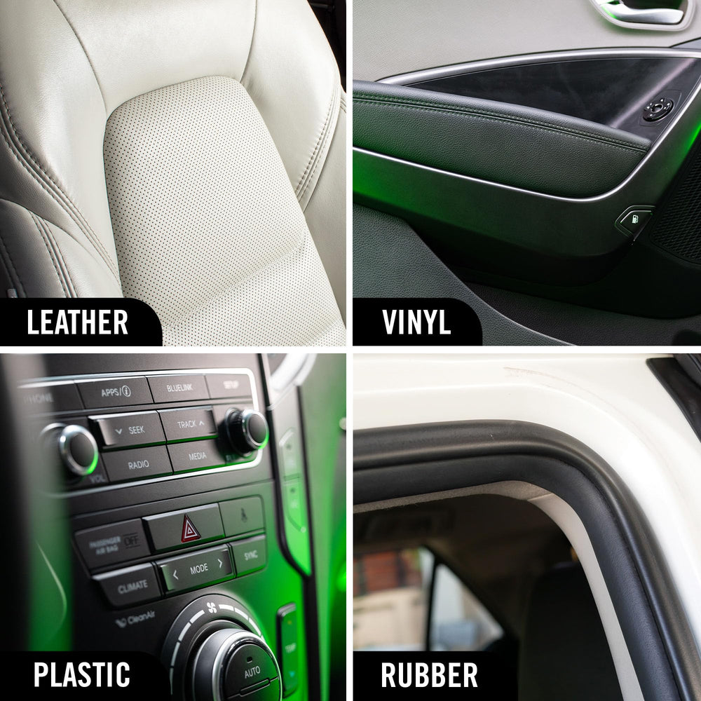 Turtle Wax application with microfiber showing streak-free buffing benefit