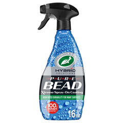 Turtle Wax Pure Bead front bottle showing product and easy spray application benefit