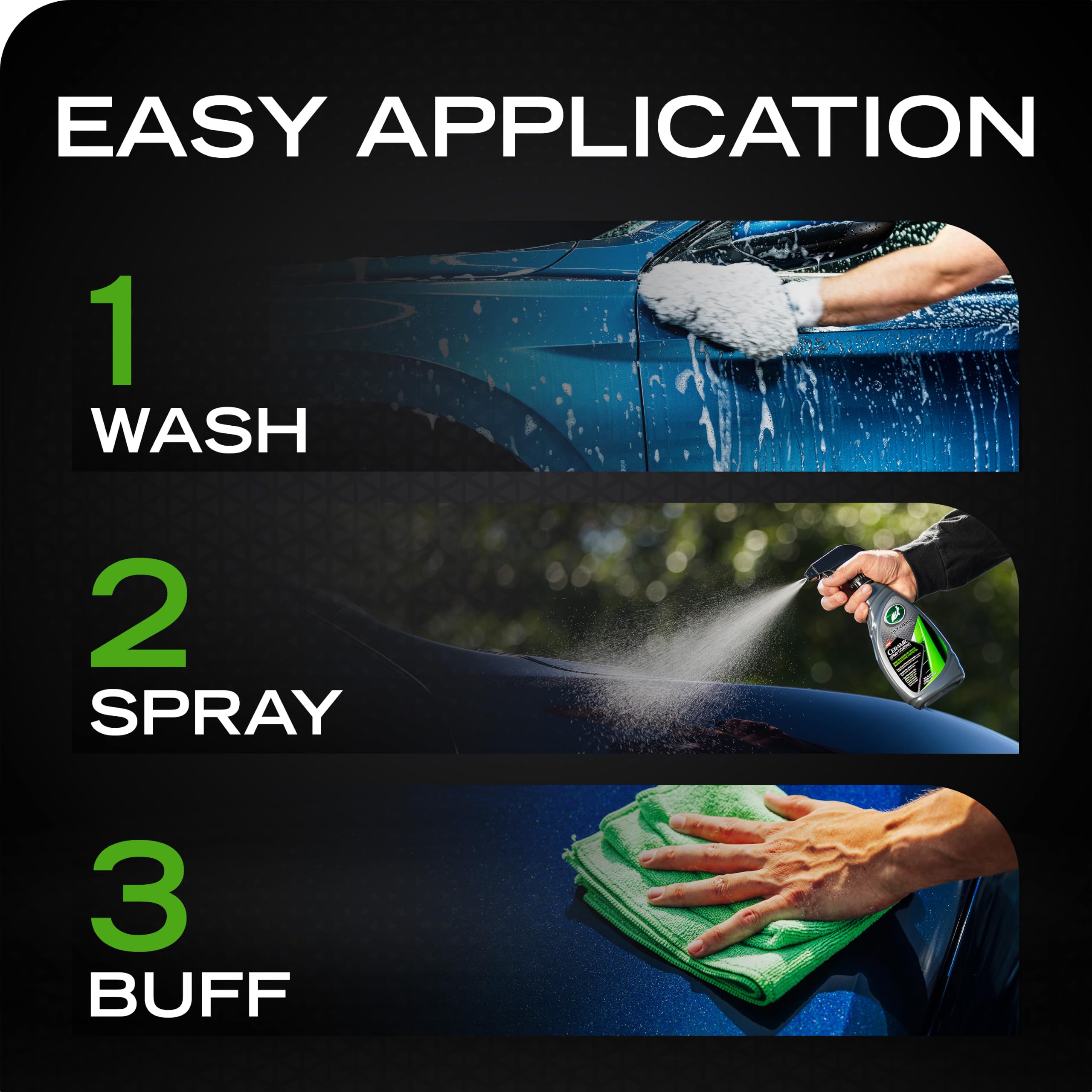 Turtle Wax applied to wheel and trim showcasing safe multi-surface protection