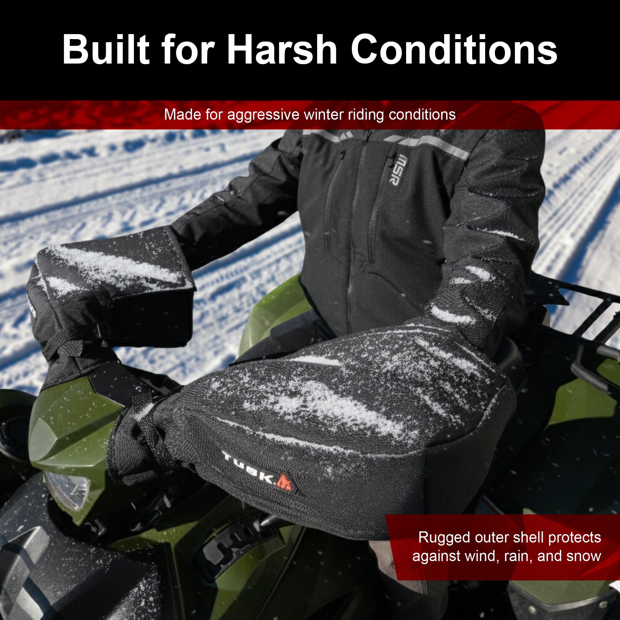 TUSK close-up of Cold Pro fabric texture highlighting durable weather resistance