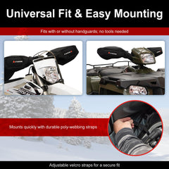 TUSK Cold Pro mounted on motorcycle with clear access to controls and levers