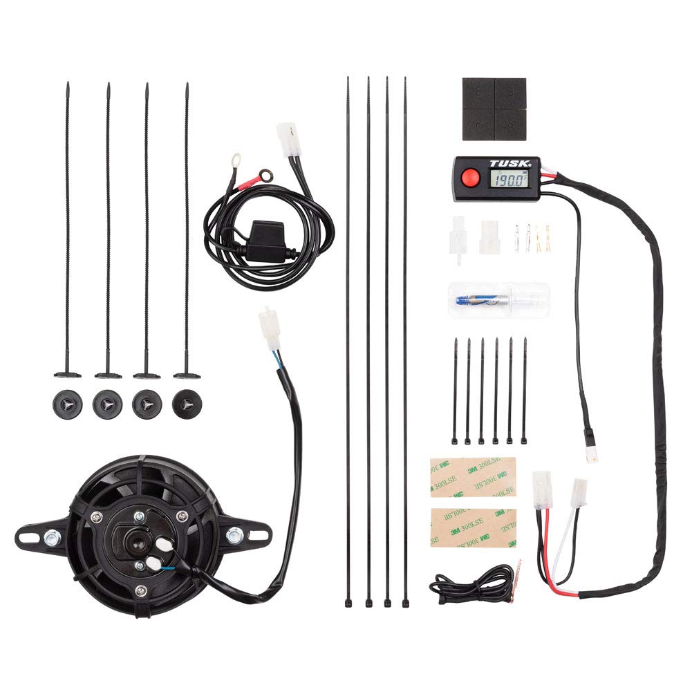 TUSK front view of fan assembly showing compact profile and efficient airflow