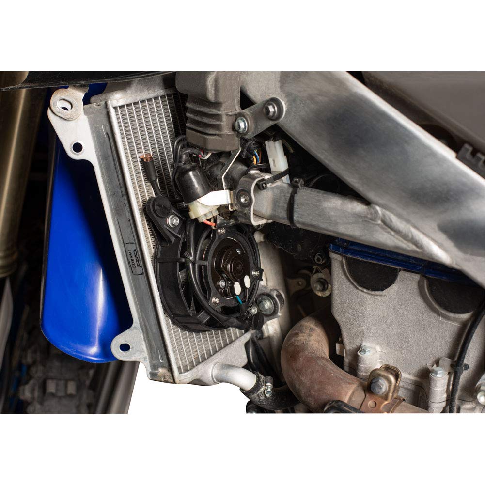 TUSK fan operating on an ATV in offroad setting showing improved cooling performance