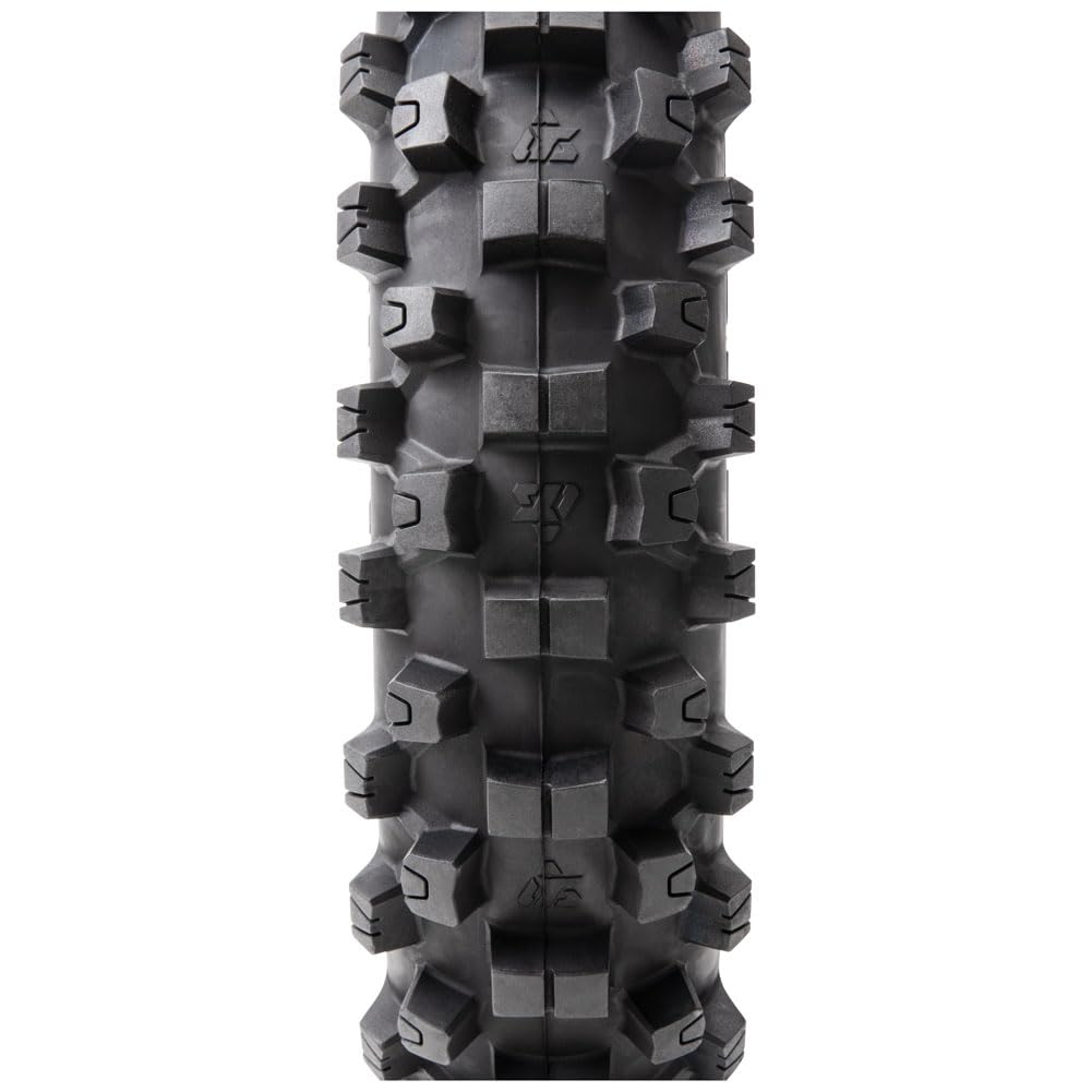 TUSK sidewall and label view showing size marking and durable construction