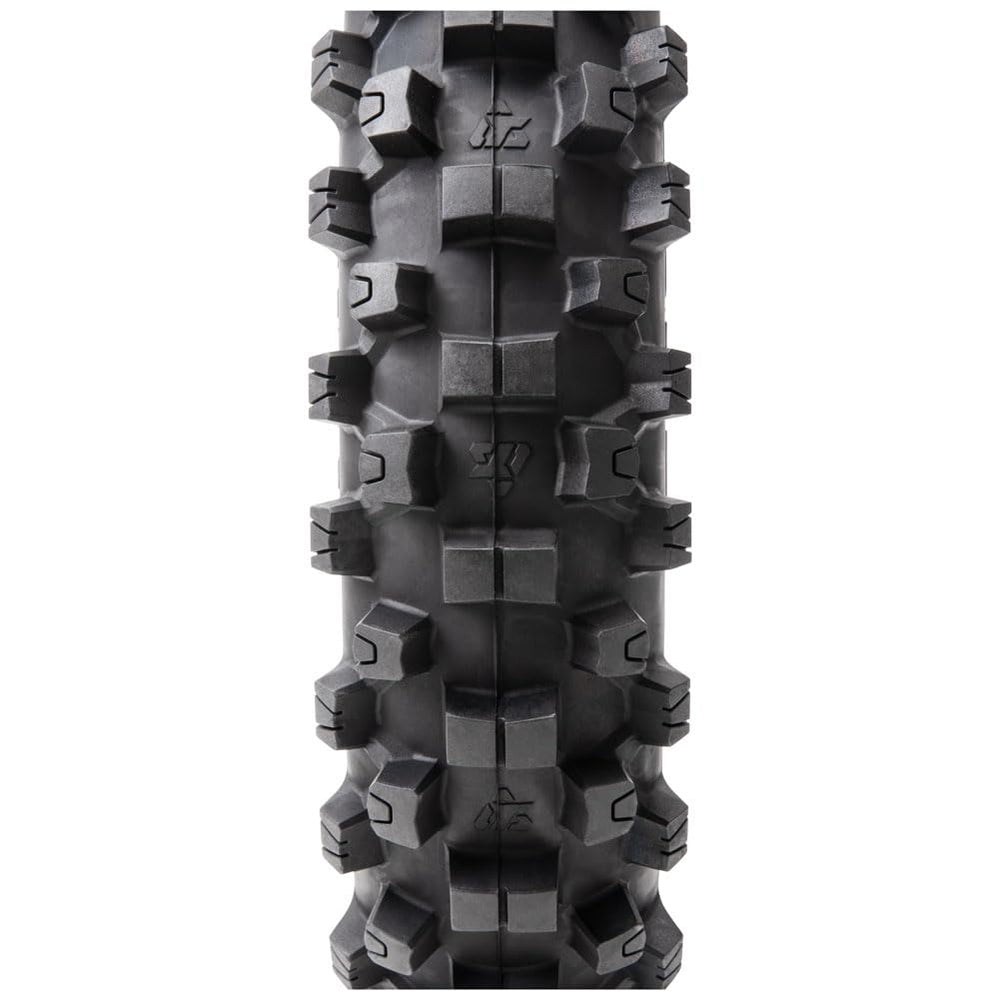 TUSK sidewall and label view showing size marking and durable construction