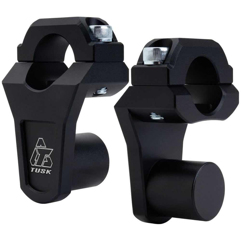 TUSK front view of assembled risers showing fit and clean profile