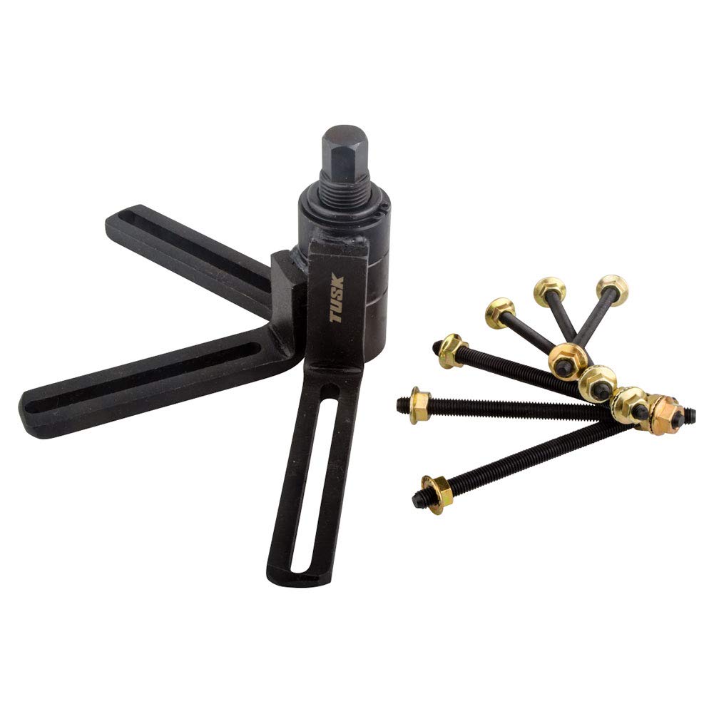 TUSK splitter front view showing tool profile and compact design benefit