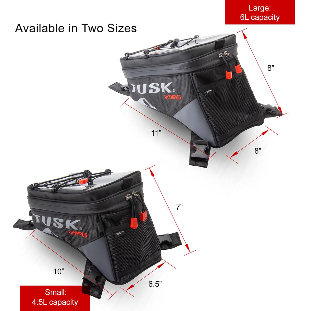 TUSK elastic top cord and sunglass loop securing external items