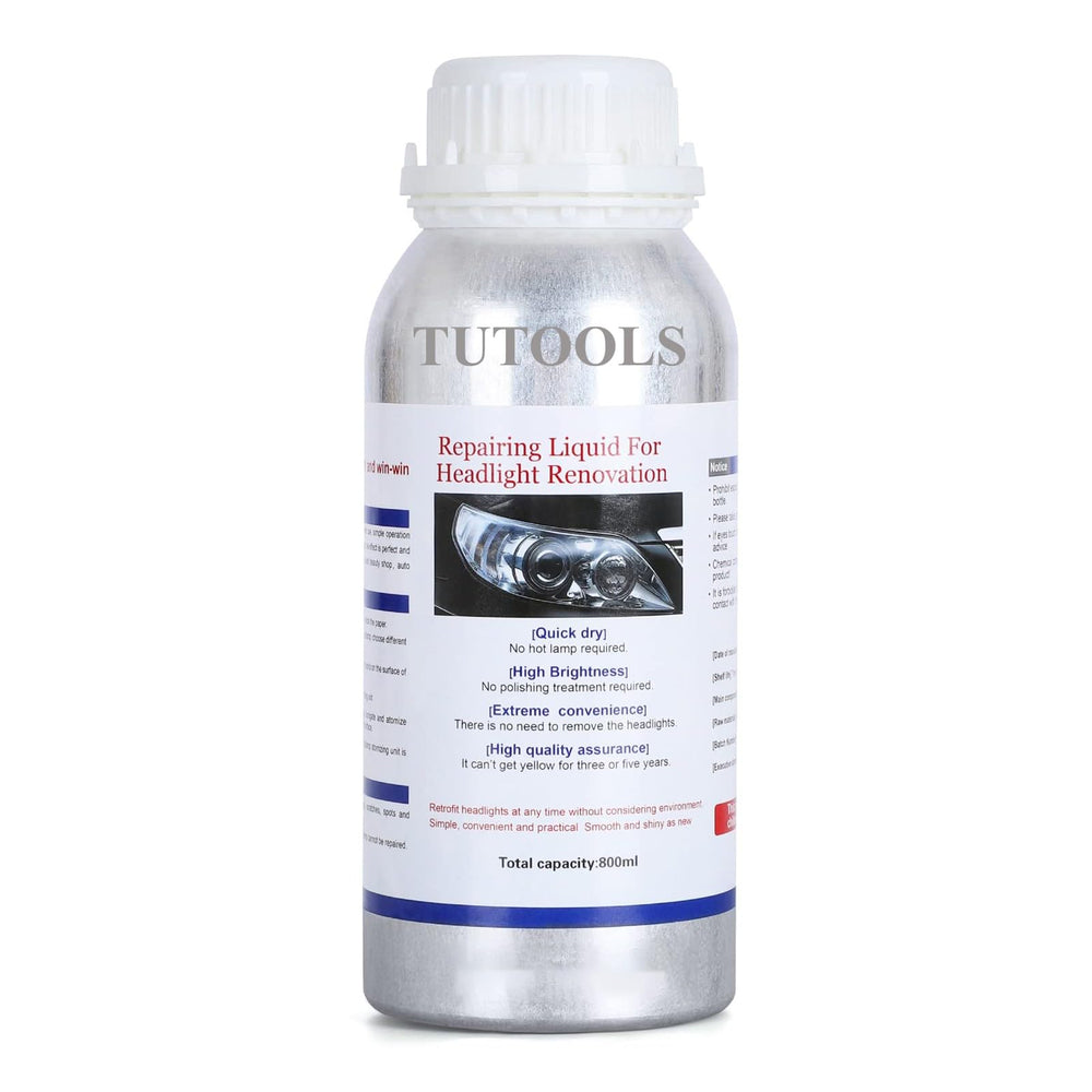 TUTOOLS bottle front label showing product and clear benefit