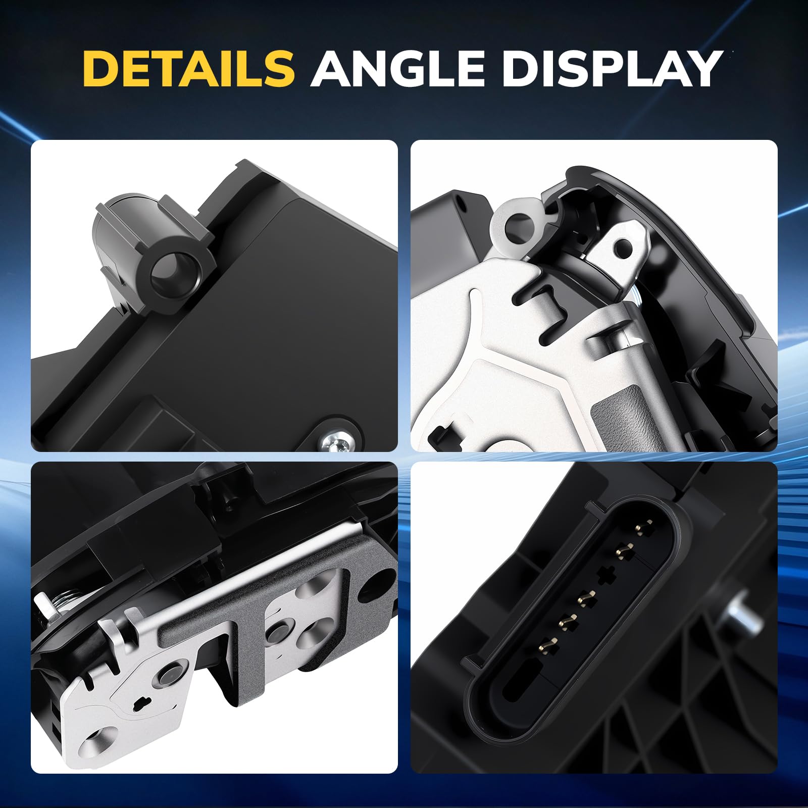 Tutor Auto actuator label and housing texture indicating durable manufacturing