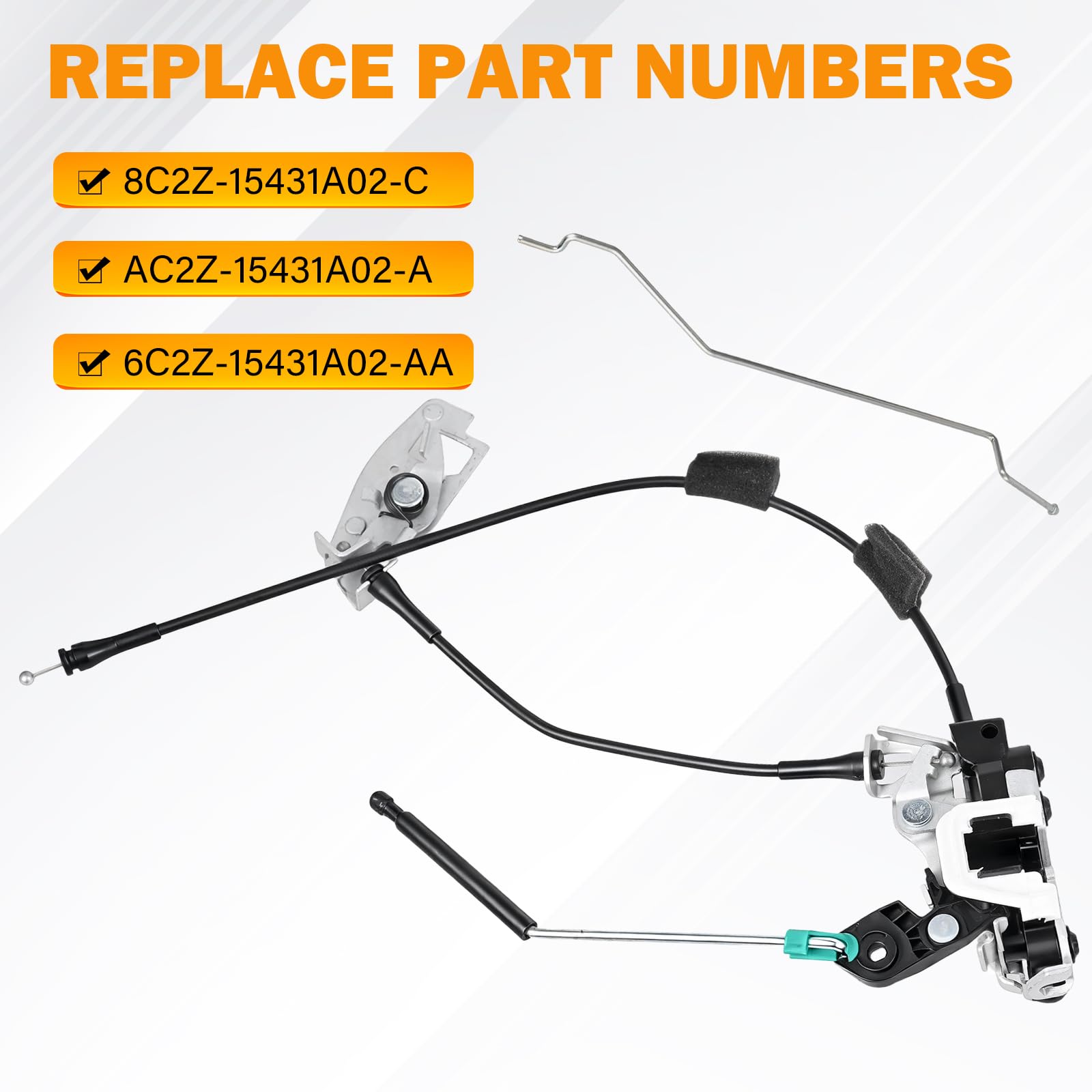 Tutor Auto cable and rod detail demonstrating smooth movement and reliability