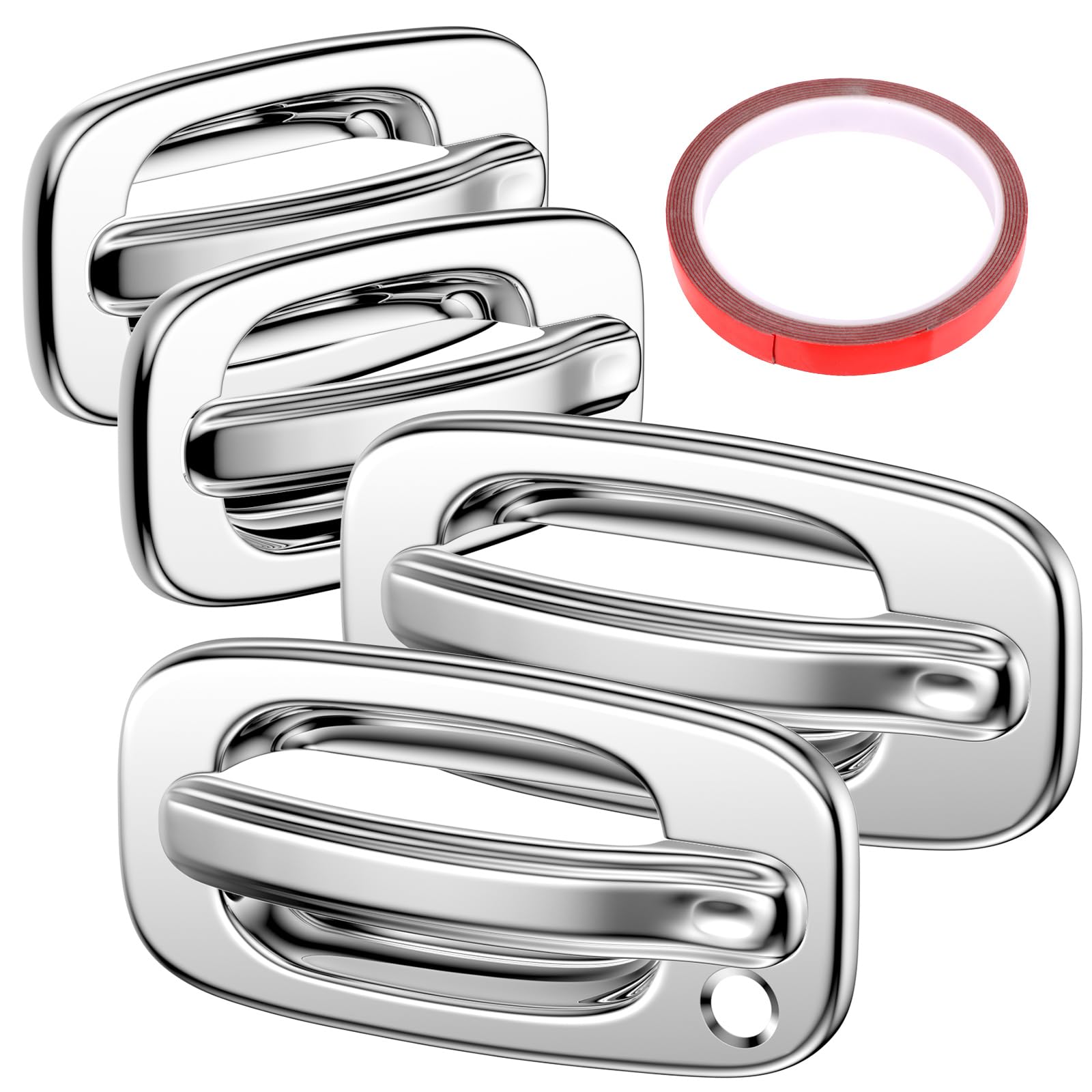 Tutor Auto front handle assembly shows chrome finish and OEM fit for improved curb appeal