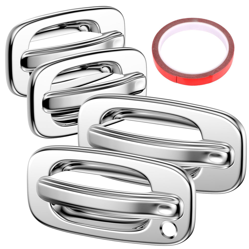 Tutor Auto front handle assembly shows chrome finish and OEM fit for improved curb appeal