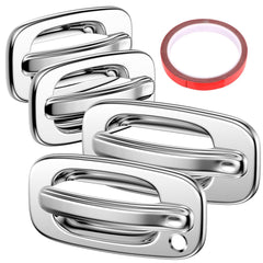 Tutor Auto front handle assembly shows chrome finish and OEM fit for improved curb appeal