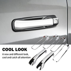Tutor Auto installed passenger handle close-up showing precise fit and visual upgrade