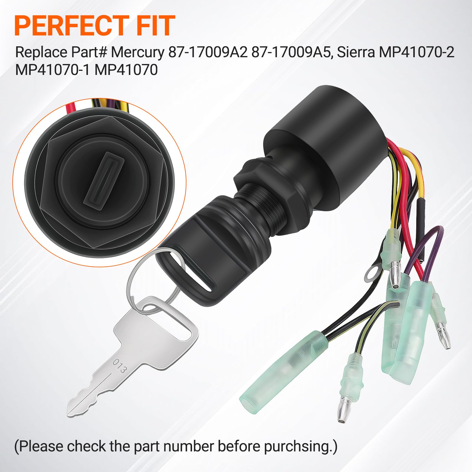 Tutor Auto side profile polyester housing showing corrosion-resistant design
