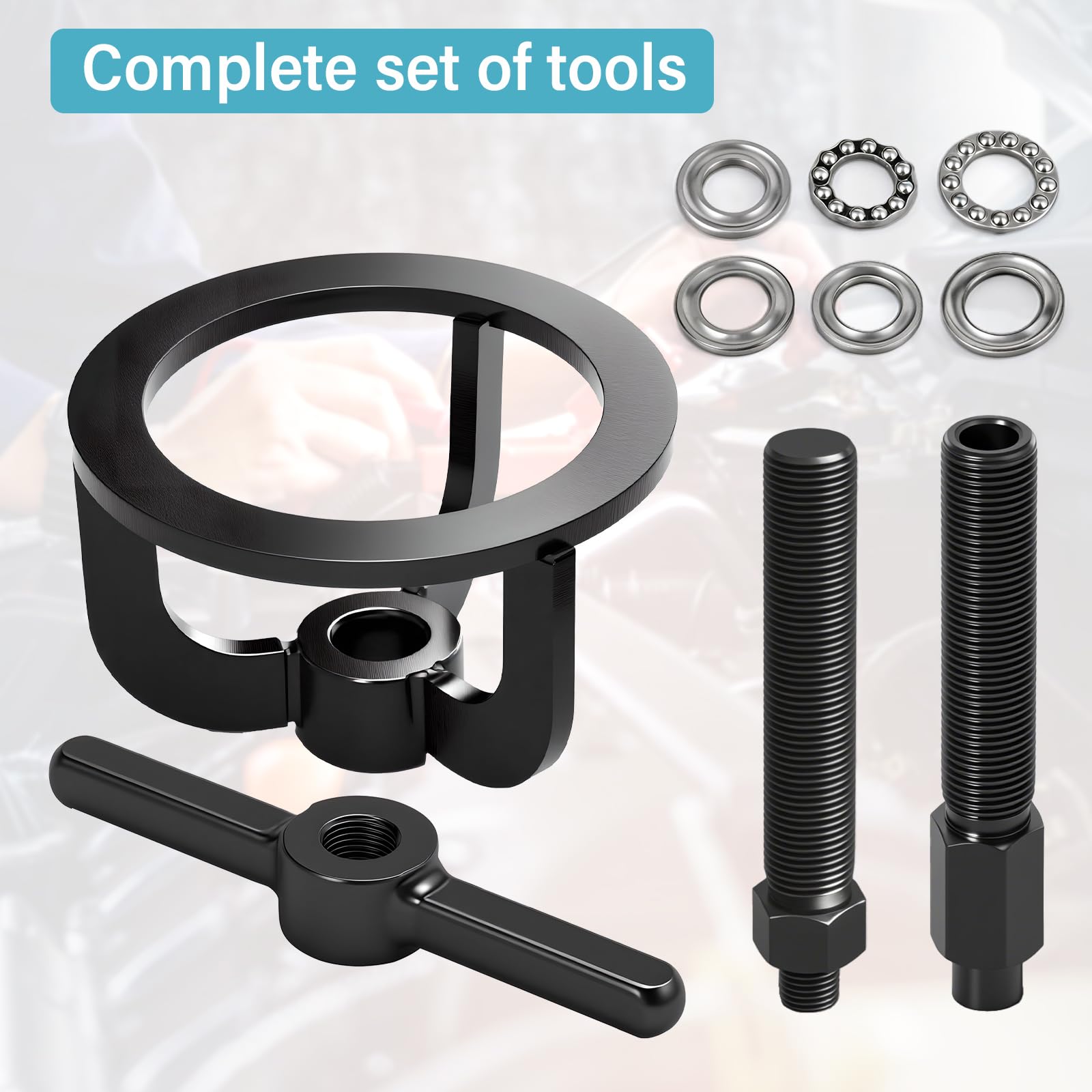 Tutor Auto disassembled components laid out showing included parts for straightforward use