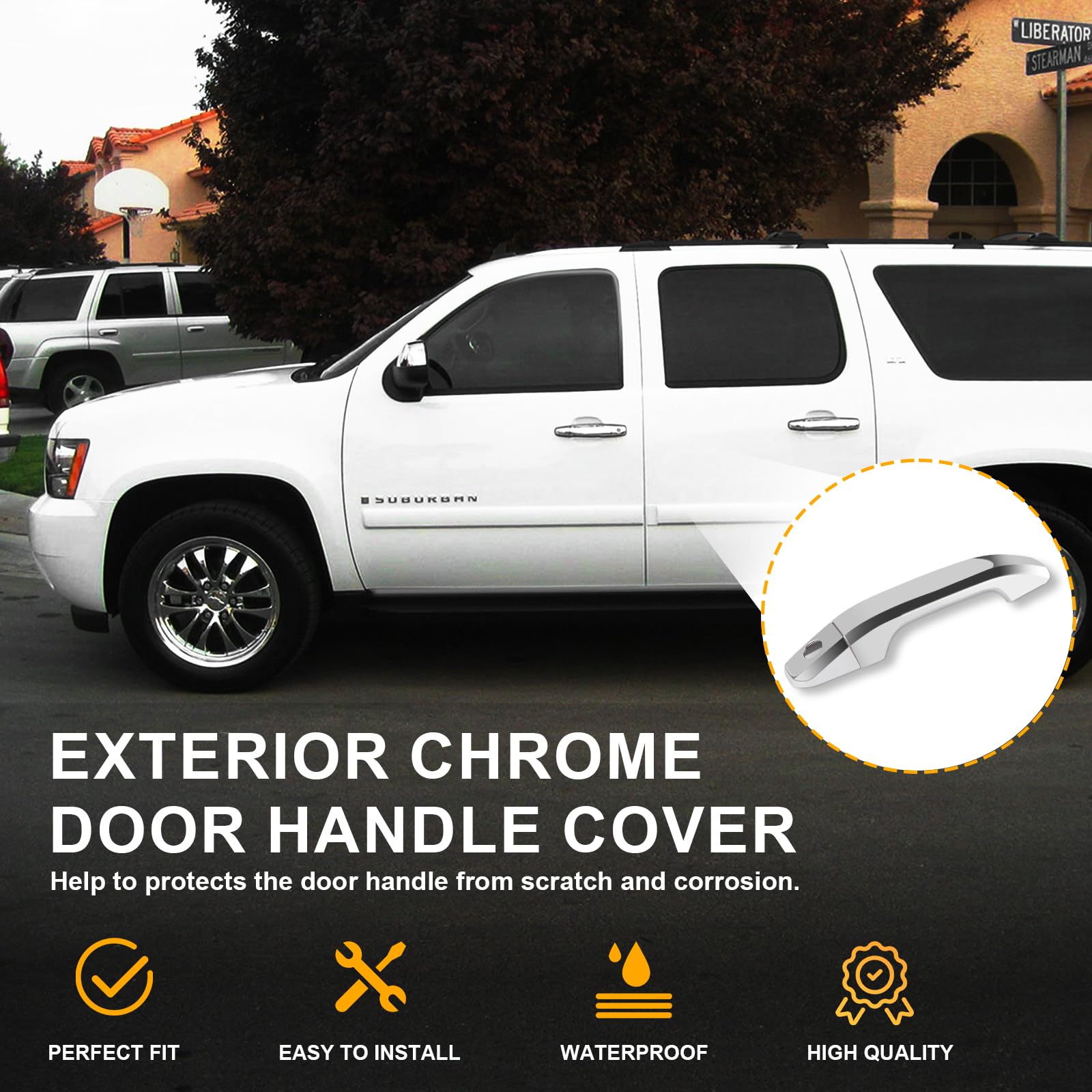Tutor Auto handle cover being fitted demonstrating easy installation
