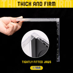 T WaveTree assembled black tray detail showing secure disc gripping advantage