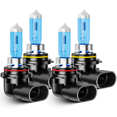 TXBILMOO front packaging showing 9005 and 9006 bulbs and benefits