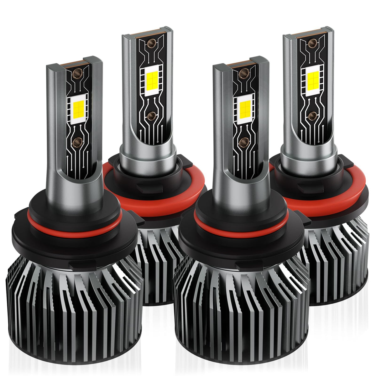 TXBILMOO 4-pack front packaging showing compact, ready-to-install bulbs