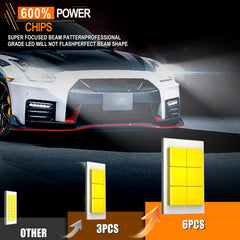 TXBILMOO installed in headlight assembly illustrating plug-and-play fit