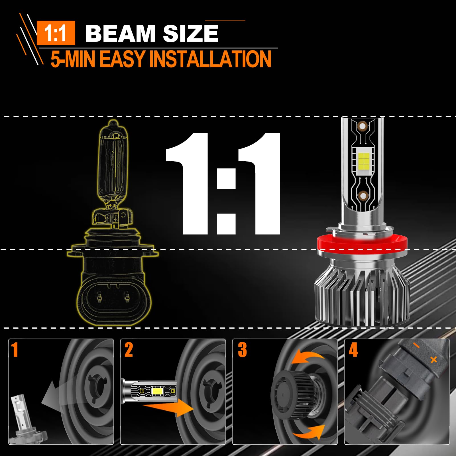 TXBILMOO next to ruler to show compact size and easy fitment