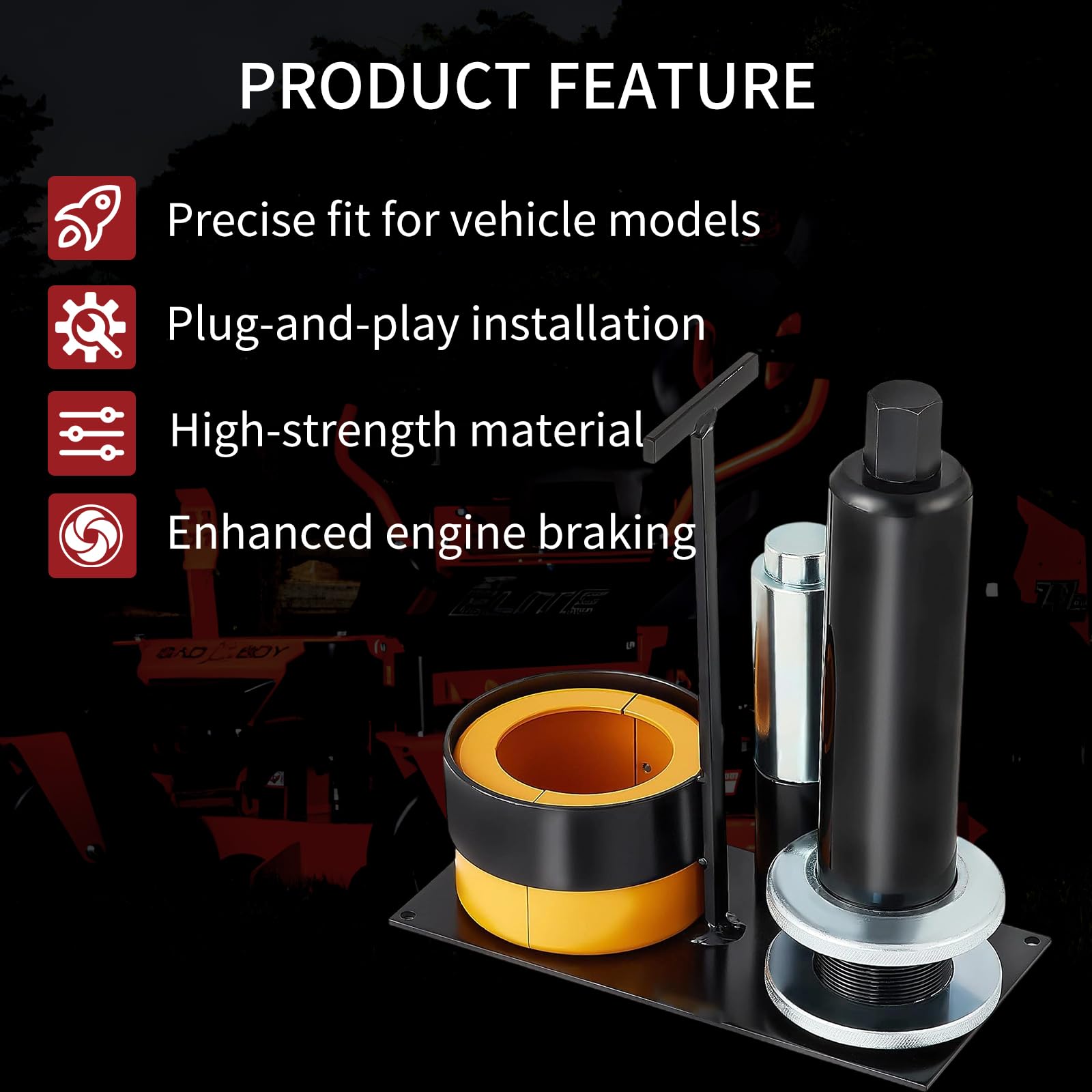 Tygeacen stamped label and specs showing product identification and correct-use benefit