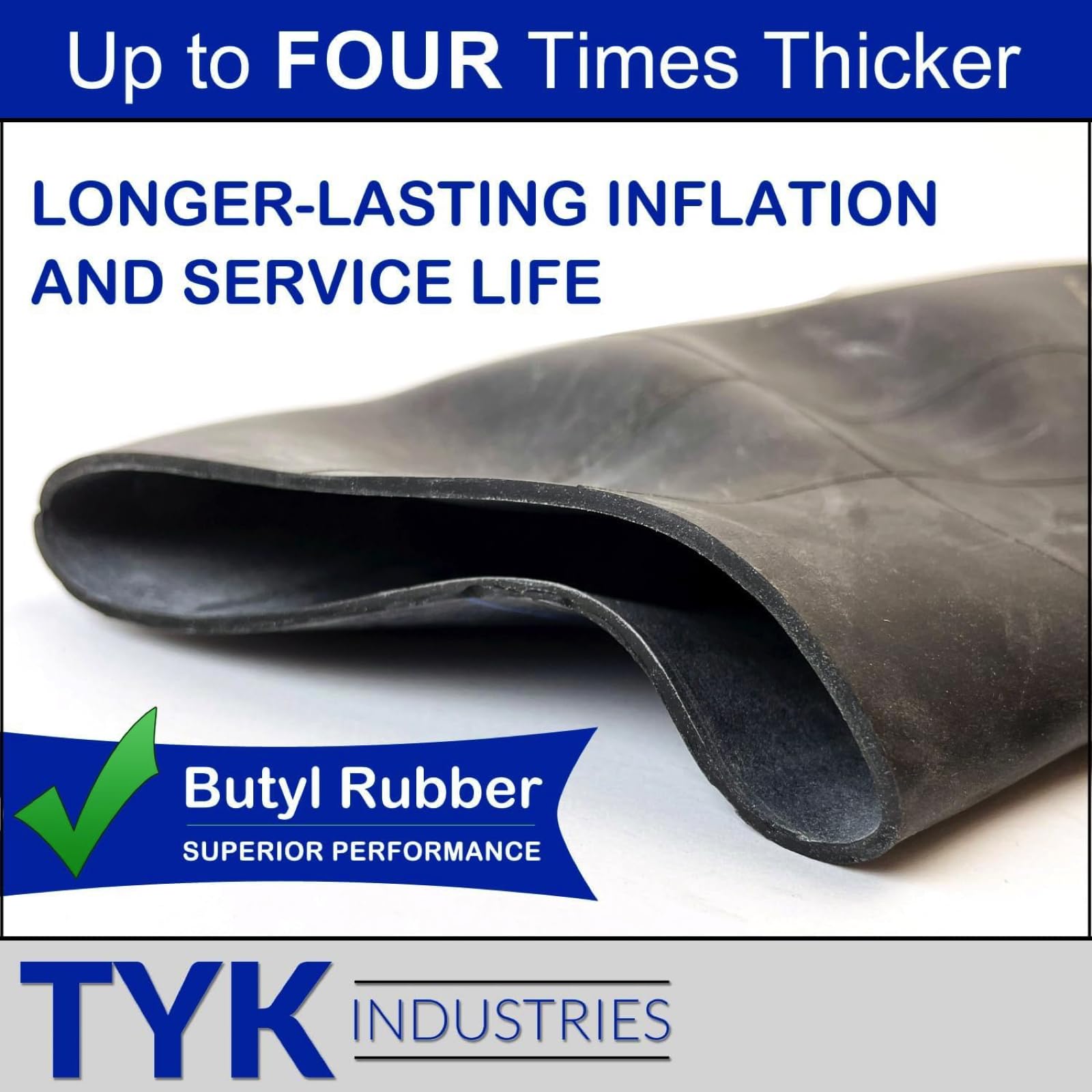 TYK Industries TR6 metal valve stem close-up highlighting durability