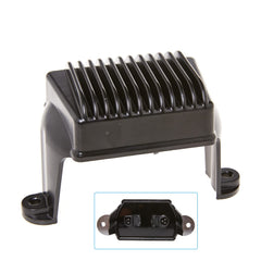 Tykick regulator rectifier front view showing mounting points and fit benefit