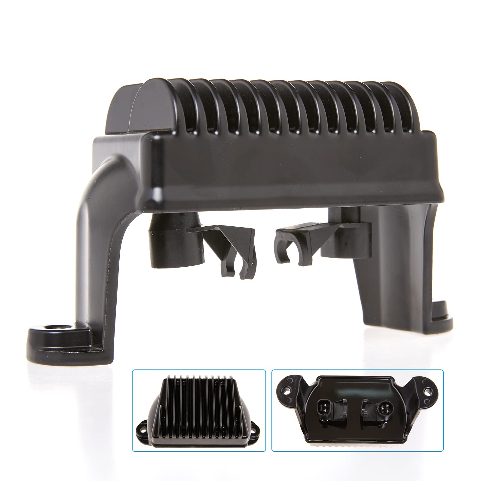 Tykick regulator front view showing fins and mounting, reliable cooling