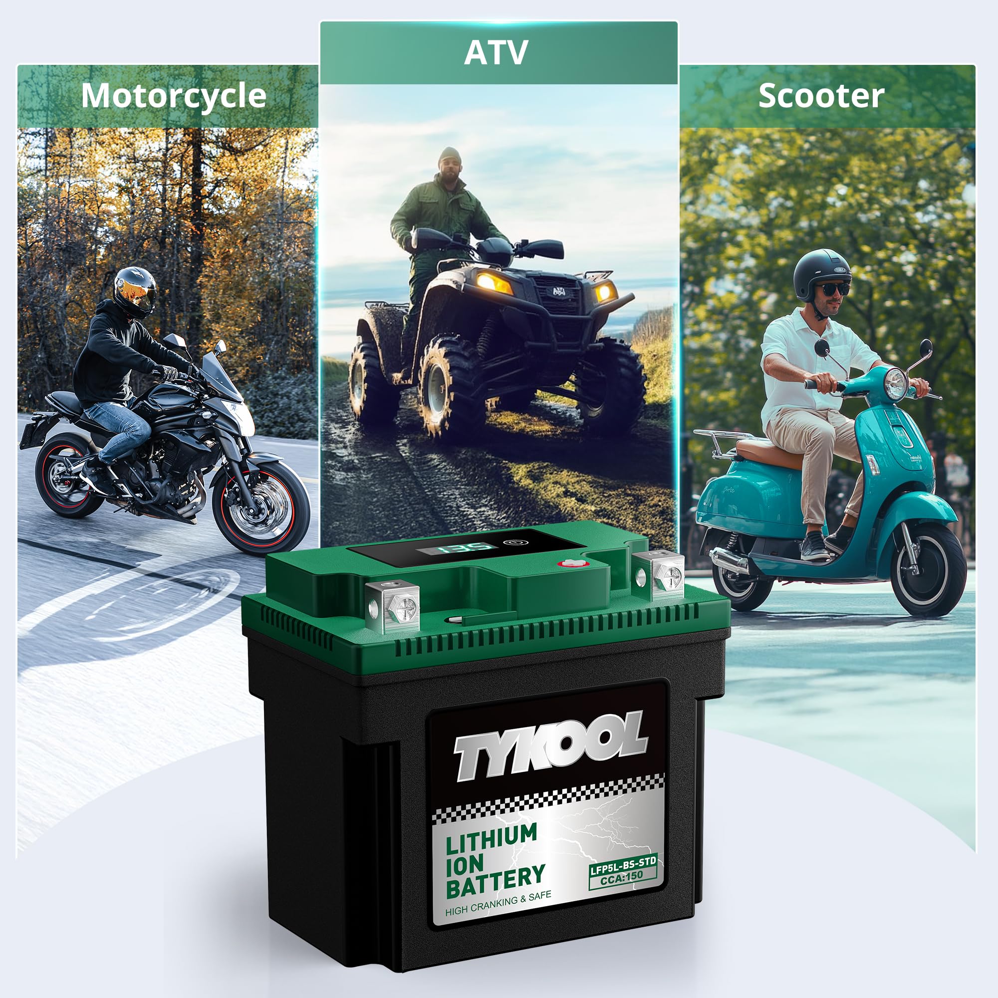 TYKOOL label and texture close-up highlighting specifications and durability