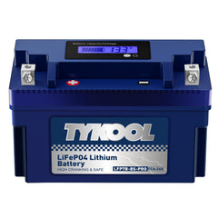 TYKOOL front view showing compact battery and ready-to-install convenience