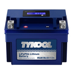 TYKOOL front view showing compact battery and lightweight advantage