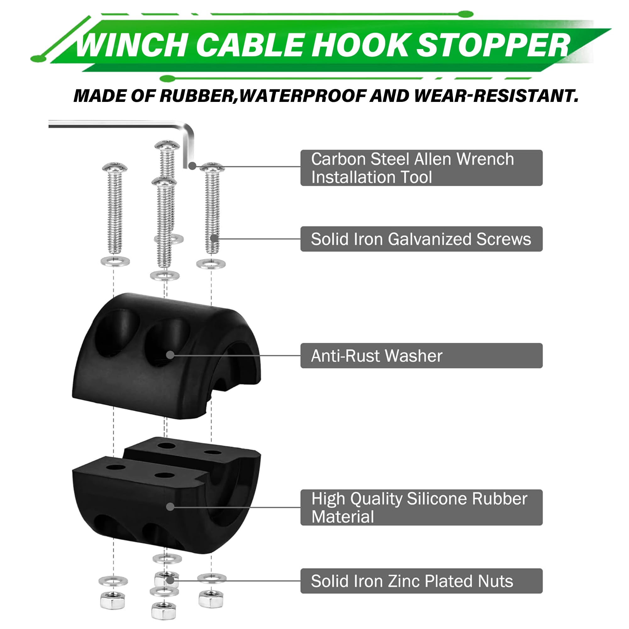 TYT reflective safety pull strap attached to rope improving visibility