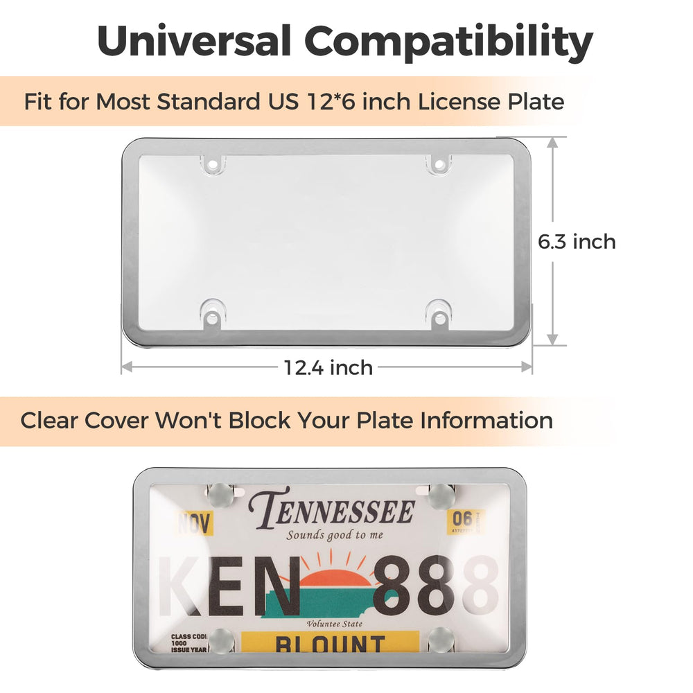 Tzuoen transparent cover showing registration sticker visibility for legal compliance