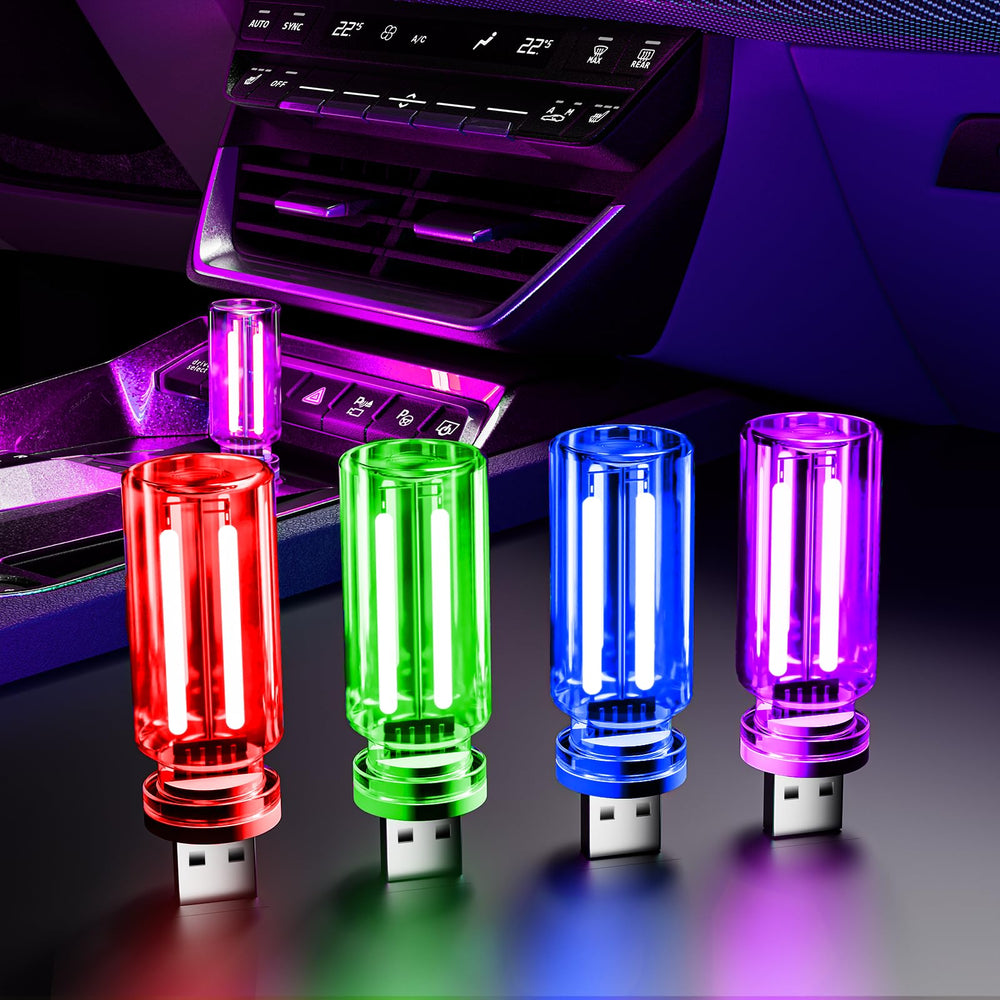 UBAPEV front packaging showing four colored bulbs and set contents, easy setup benefit
